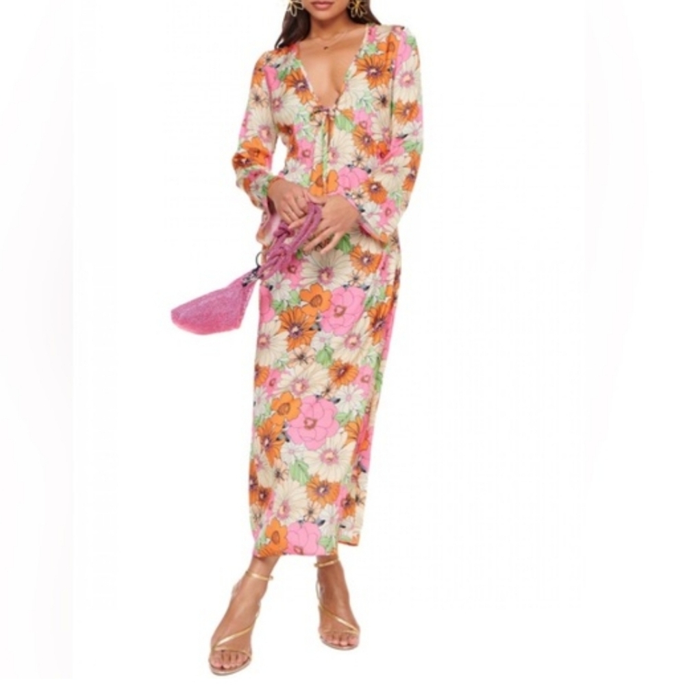 Never Fully Dressed Mod Print Maxi